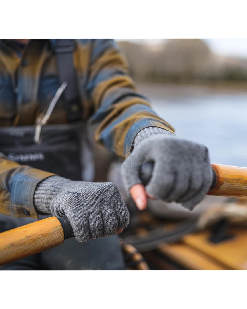 Simms Fishing Products APPAREL Simms Wool Half-Finger Glove 5 Simms Fishing Products APPAREL Simms Wool Half-Finger Glove