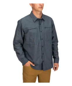 Simms Fishing Products Simms Prewett Stretch Woven Long Sleeve Shirt (Closeout) SALE