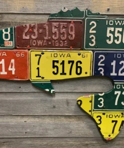 Cody's Fish License Plate Creations - Bass GIFTS FOR AN ANGLER