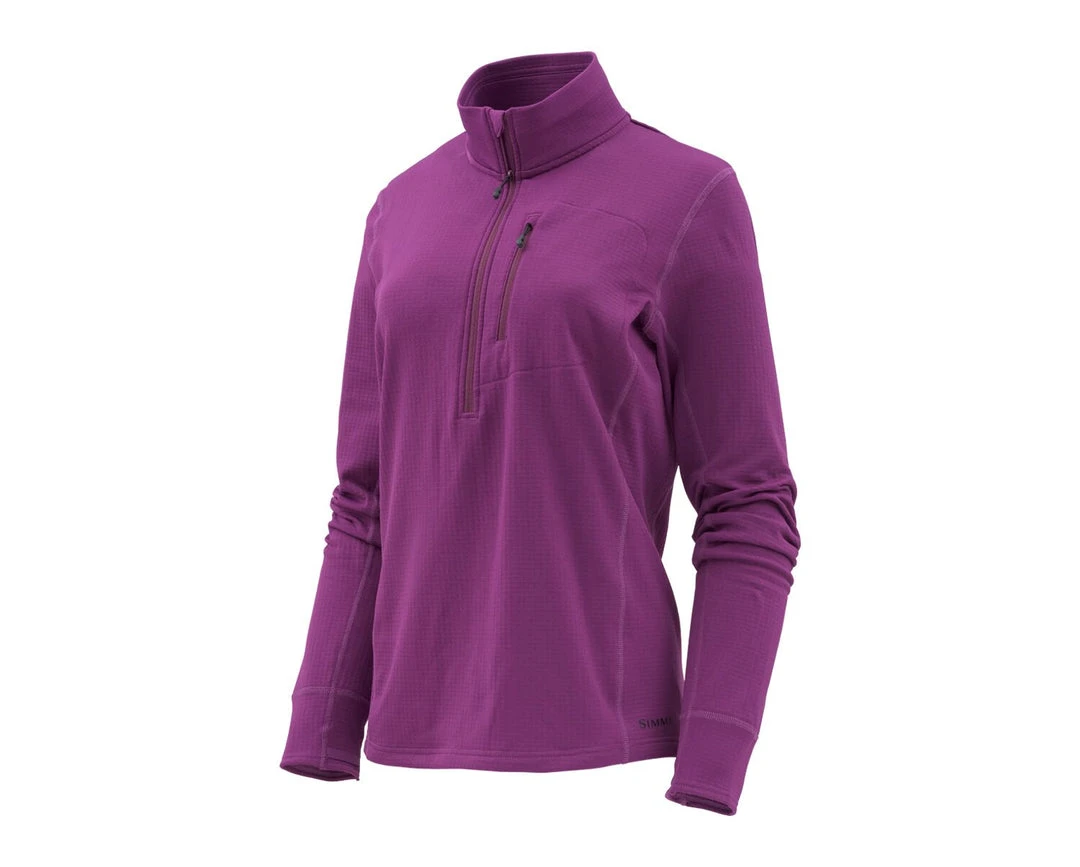 Simms Fishing Products APPAREL Simms Women's Fleece Midlayer Half-Zip 4 Simms Fishing Products APPAREL Simms Women's Fleece Midlayer Half-Zip