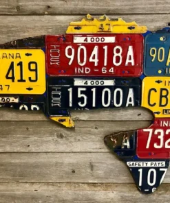Cody's Fish License Plate Creations - Bass GIFTS FOR AN ANGLER