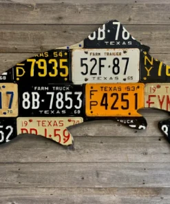 Cody's Fish License Plate Creations - Trout 69 Cody's Fish License Plate Creations - Trout