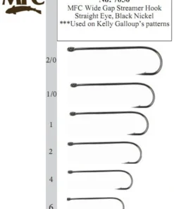 MFC FLY TYING Montana Fly Company Vertical Eye Streamer Hook