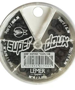 Lemer Super Doux Removable Lead Split Shot 5 Compartment - Large WEIGHT