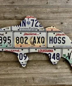 Cody's Fish License Plate Creations - Redfish GIFTS FOR AN ANGLER