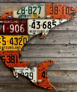 Cody's Fish License Plate Creations - Salmon GIFTS FOR AN ANGLER