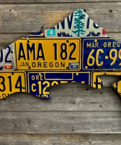 Cody's Fish License Plate Creations - Trout 58 Cody's Fish License Plate Creations - Trout