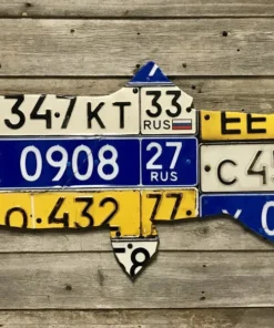 Cody's Fish License Plate Creations - Trout 56 Cody's Fish License Plate Creations - Trout