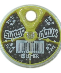 Lemer Super Doux Lead Split Shot 4 Compartment Yellow - Small