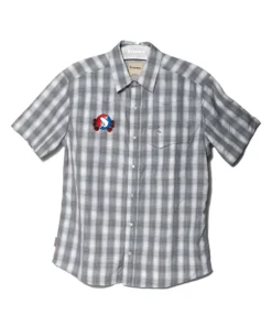 Simms Fishing Products Trouts X Simms Big Sky SS Shirt - Steel/Pool Plaid MEN'S