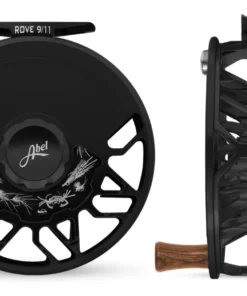 Abel Reels FRESHWATER FLY REELS Abel Rove Fly Reel - Black 9/11 - Aluminum Handle