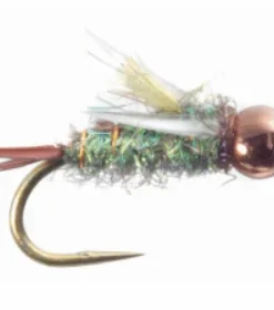 Umpqua Feather Merchants Five Flies April - Psycho Prince - Caddis Green