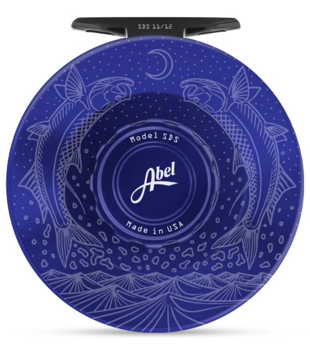 Abel Reels Abel Sealed Drag Salt (SDS) Fly Reel - Custom 11/12 Underwood - Moondance Blue III 3 Abel Reels Abel Sealed Drag Salt (SDS) Fly Reel - Custom 11/12 Underwood - Moondance Blue III