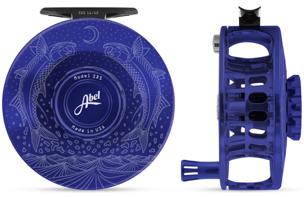 Abel Reels Abel Sealed Drag Salt (SDS) Fly Reel - Custom 11/12 Underwood - Moondance Blue III 4 Abel Reels Abel Sealed Drag Salt (SDS) Fly Reel - Custom 11/12 Underwood - Moondance Blue III