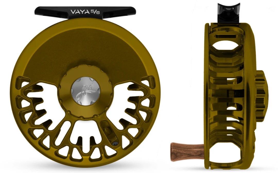 Abel Reels Abel VAYA Fly Reel - Custom 5/6 Dark Olive 4 Abel Reels Abel VAYA Fly Reel - Custom 5/6 Dark Olive