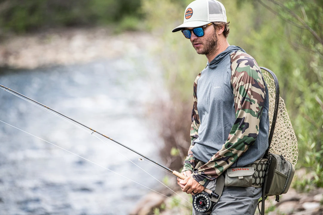 Simms Fishing Products Simms Solarflex Hoody - Print APPAREL 13 Simms Fishing Products Simms Solarflex Hoody - Print APPAREL