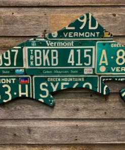 Cody's Fish License Plate Creations - Trout 51 Cody's Fish License Plate Creations - Trout