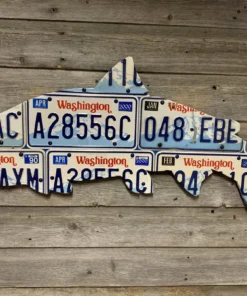 Cody's Fish License Plate Creations - Steelhead