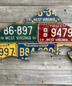 Cody's Fish License Plate Creations - Trout 48 Cody's Fish License Plate Creations - Trout