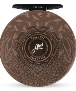 Abel Reels Abel SDF Fly Reel - Custom 5/6 Underwood - Mayfly Furry Brown