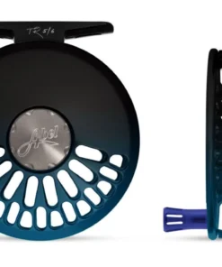 Abel Reels Abel TR Fly Reel - Custom 5/6 Satin Black Blue Fade