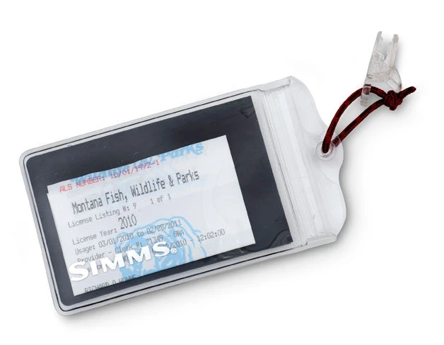 Simms Fishing Products TOOLS Simms Waterproof License Holder 3 Simms Fishing Products TOOLS Simms Waterproof License Holder