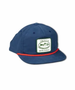 Trouts Fly Fishing Trouts Vintage Logo Snapback Hat