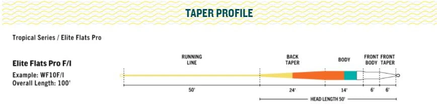 Rio Products SALTWATER FLY LINES RIO Elite Flats Pro 15' Clear Tip Fly Line 5 Rio Products SALTWATER FLY LINES RIO Elite Flats Pro 15' Clear Tip Fly Line