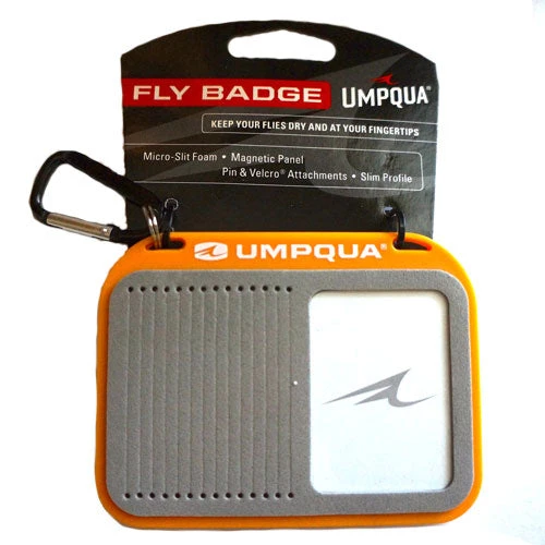 Umpqua Feather Merchants Umpqua Fly Badge FLY BOXES 6 Umpqua Feather Merchants Umpqua Fly Badge FLY BOXES