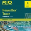 Rio Products Rio Powerflex Trout Leader - 9 Ft. - 3 Pack