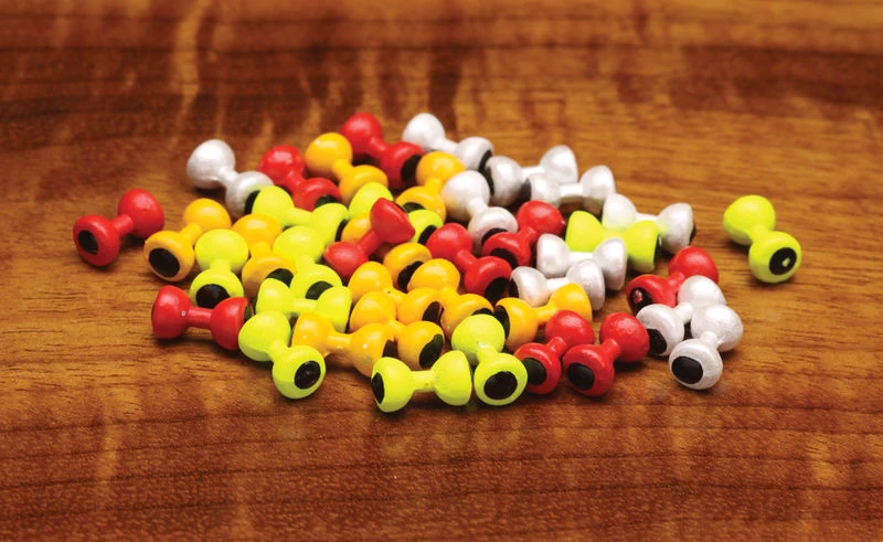 Hareline Painted Lead Eyes HOOKS & BEADS 3 Hareline Painted Lead Eyes HOOKS & BEADS