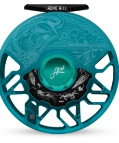 Abel Reels Abel Rove Fly Reel - Custom 9/11 Underwood Salt - Teal/Platinum