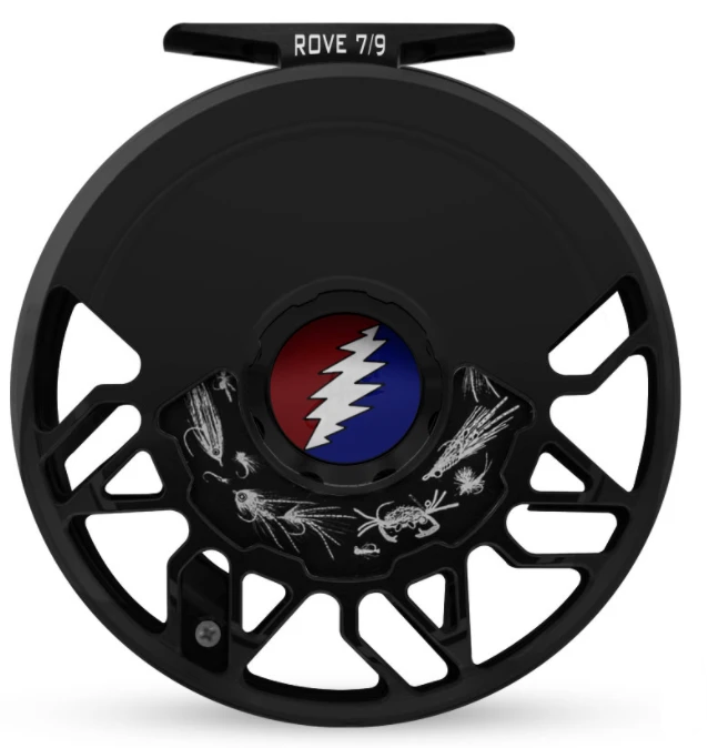 Abel Reels Abel Rove Fly Reel - Custom 7/9 Grateful Dead Bolt 3 Abel Reels Abel Rove Fly Reel - Custom 7/9 Grateful Dead Bolt