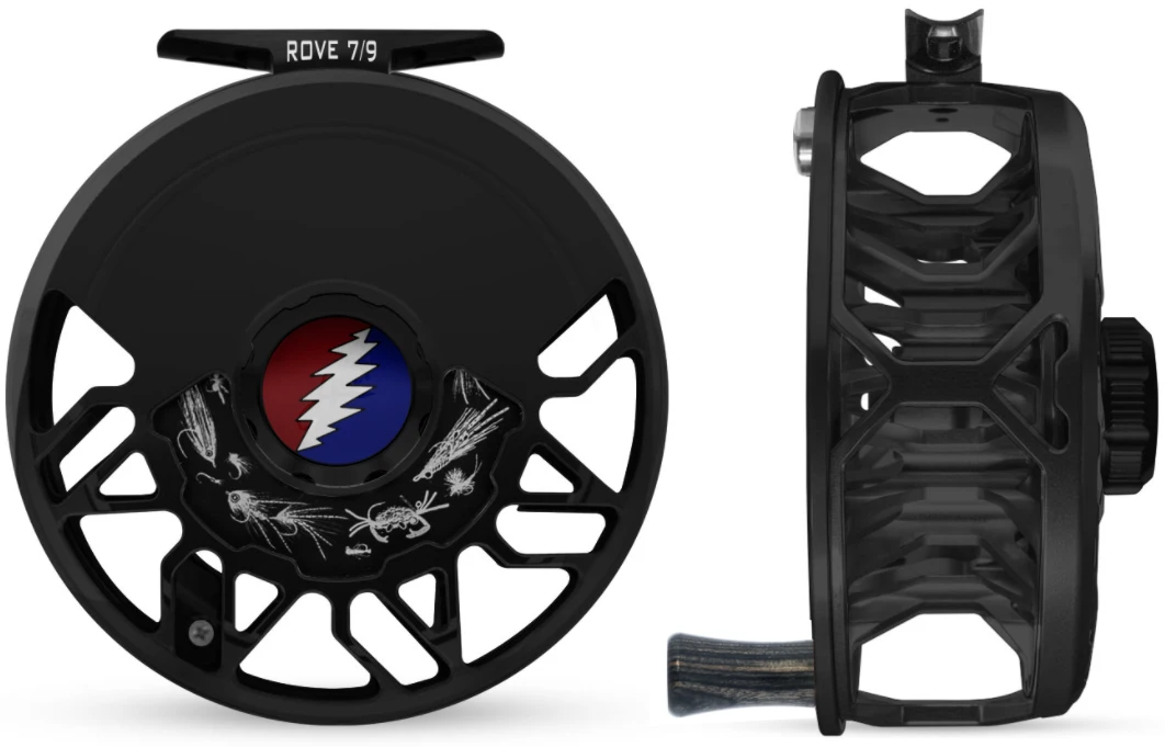 Abel Reels Abel Rove Fly Reel - Custom 7/9 Grateful Dead Bolt 4 Abel Reels Abel Rove Fly Reel - Custom 7/9 Grateful Dead Bolt