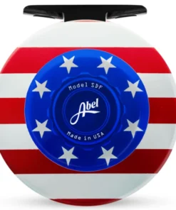 Abel Reels FRESHWATER FLY REELS Abel SDF Fly Reel - Custom 5/6 USA Flag/Blue III