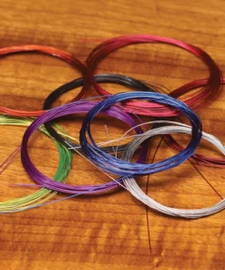 Hareline Senyo's Thin Intruder Trailer Hook Wire - Black TYING MATERIALS