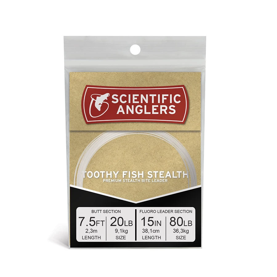 Scientific Anglers Toothy Fish Stealth Leader 3 Scientific Anglers Toothy Fish Stealth Leader