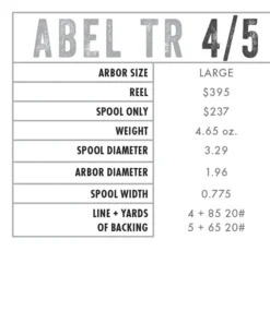 Abel Reels Abel TR Fly Reel