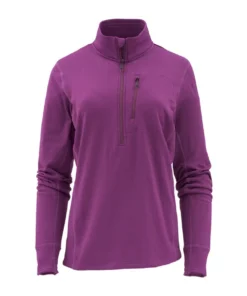 Simms Fishing Products APPAREL Simms Women's Fleece Midlayer Half-Zip